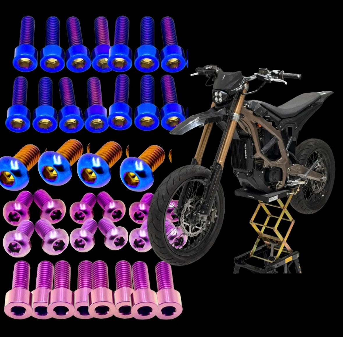 Ultra bee titanium bolt kit