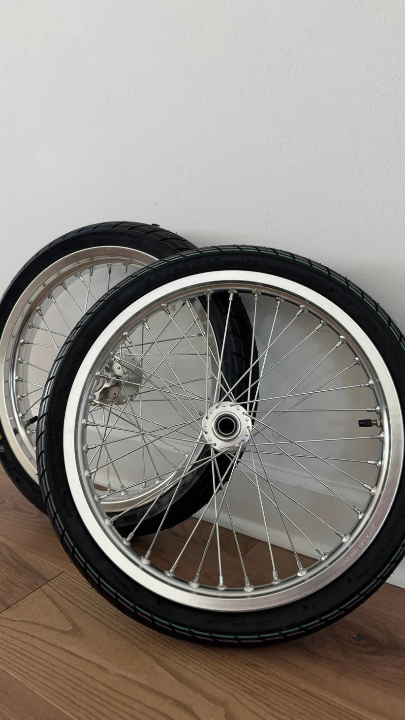 Chrome Surron LBX/E Ride Pro Supermoto Wheel Set